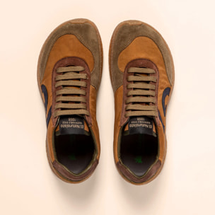 Zapatos N5435A MULTI MATERIAL CUERO/OROEL color Cuero