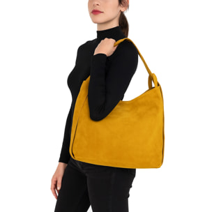 Borsa a mano da donna Made in Italy - Modello Silvana Chic - Pelle - 37.0 x 37.0 x 9.0 cm