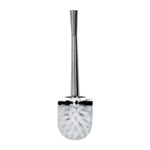 brosse wc de rechange chromé MAX LIGHT Blanc Spirella