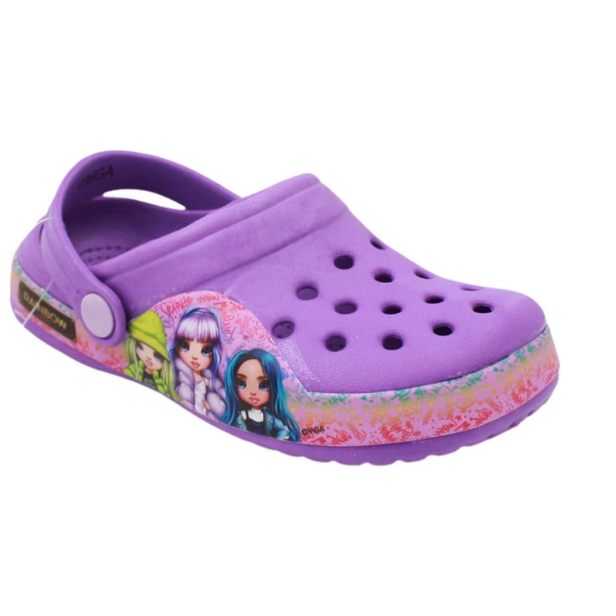 Ciabatta chiusa Rainbow High Viola Lei Easy Shoes Viola