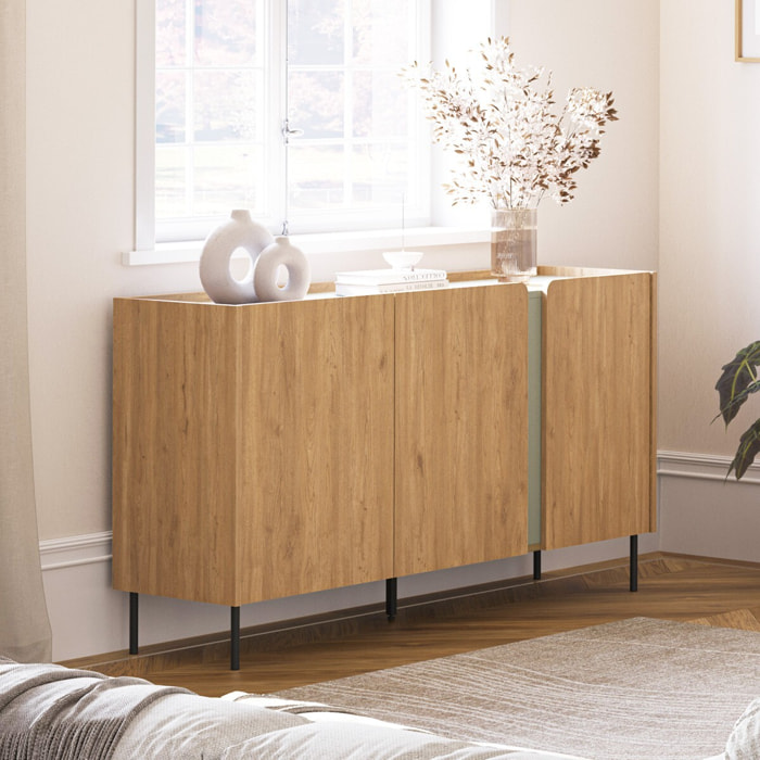 Buffet 3 portes bicolore - INGO