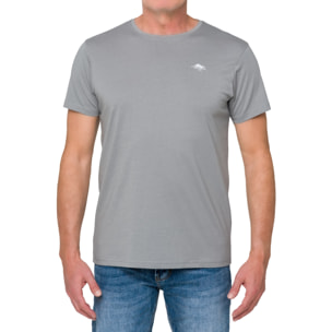 T-shirt in cotone 180 gr Hot Buttered Mistral grigio chiaro