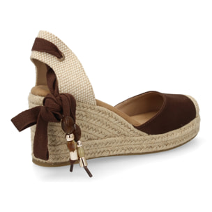 Sandalia valenciana cuña yute para mujer