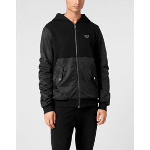 PHILIPP PLEIN Hooded Sweatjacket ICONIC PLEIN