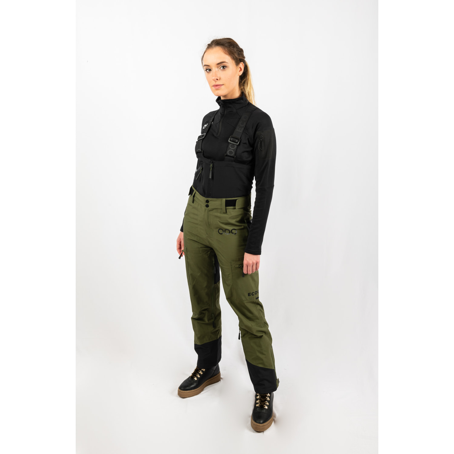 Pantalones ECOExplorer Pants Women marca ECOON - Caqui