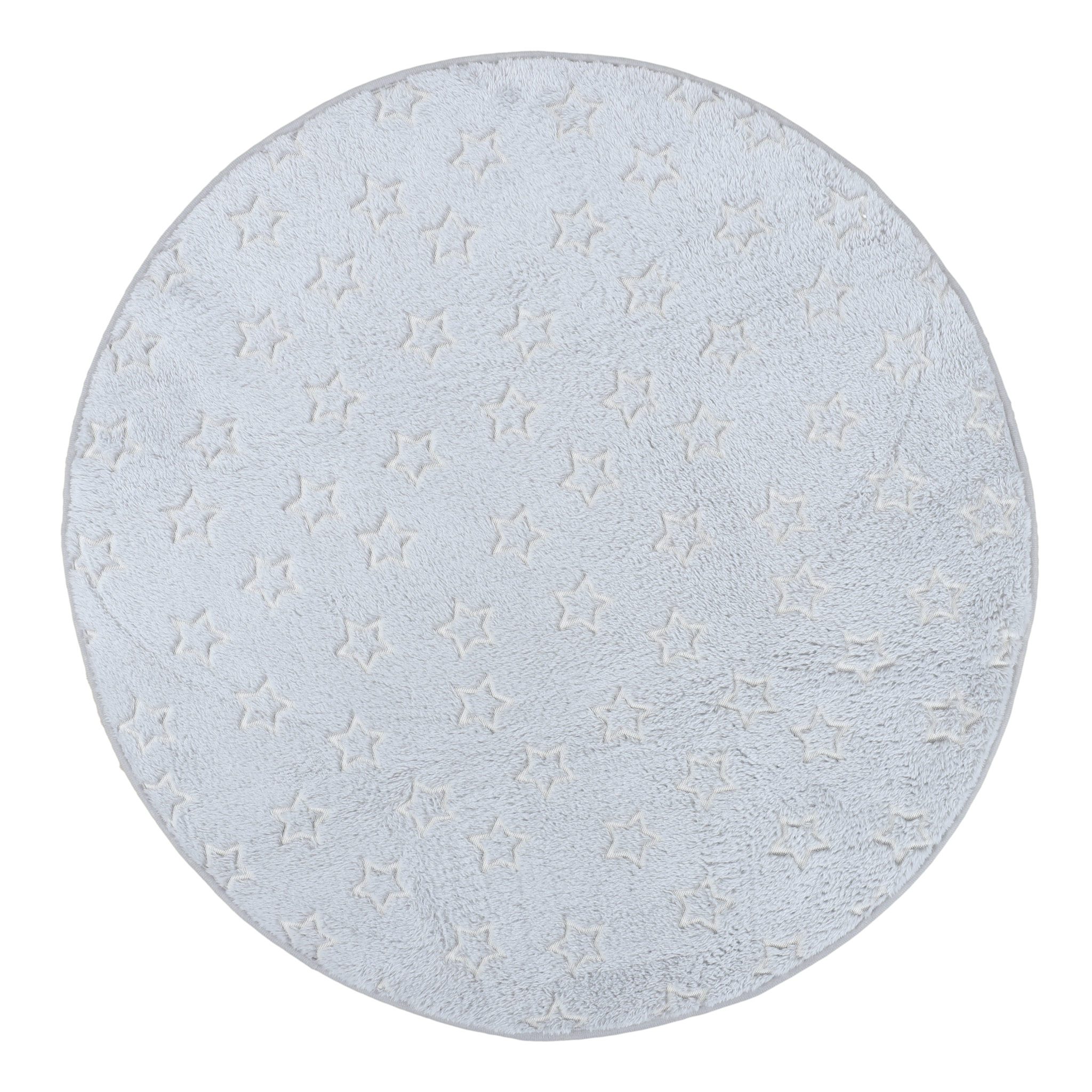 Tapis Phosphorescent Etoile Gris 70cm