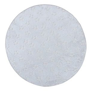 Tapis Phosphorescent Etoile Gris 70cm