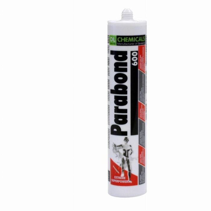 Mastic MS polymère Parabond 600 DL CHEMICALS - Cartouche de 290 ml - Gris béton - Lot de 25 - 40001000