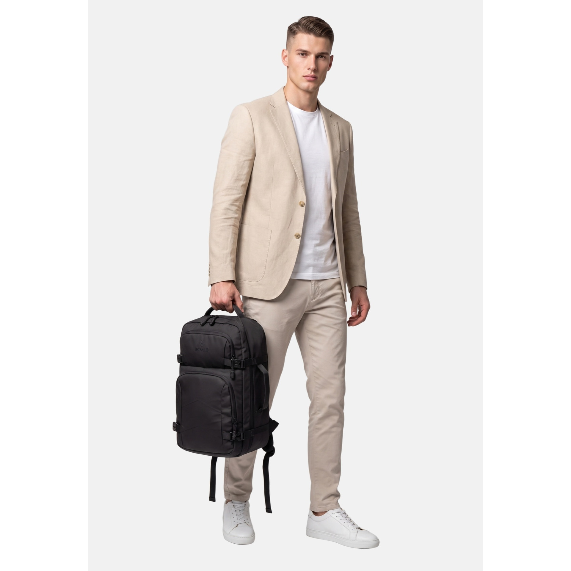 Zaino uomo in poliestere - Modello False - Casual - 26.0 x 40.0 x 20.0 cm