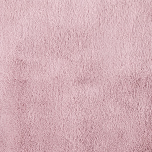 Tapis Imitation Fourrure Fin Rose 110x60cm