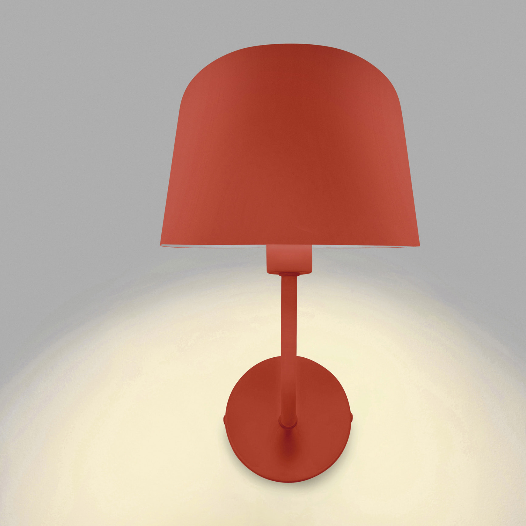 FORLIGHT Fres aplique interior en naranja para bombilla E14