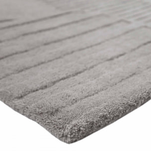 Tapis Salon Motif Géométrique, Tufté Main En Laine, KITO, Confort