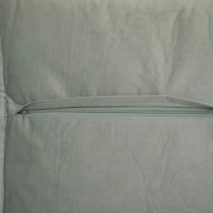 Coussin "Lilou" - vert céladon - 55x55 cm