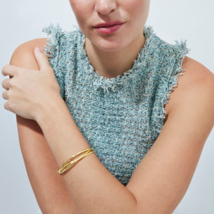 Pulsera Dini acabado oro amarillo 18k