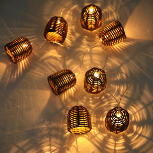 2 Guirlande solaire FORMENTERA 10LED 4M