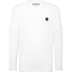 PHILIPP PLEIN T-Shirt Round Neck Ls CREST