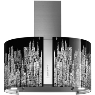 Hotte décorative îlot FALMEC MANHAT2281-CORMIRA2282