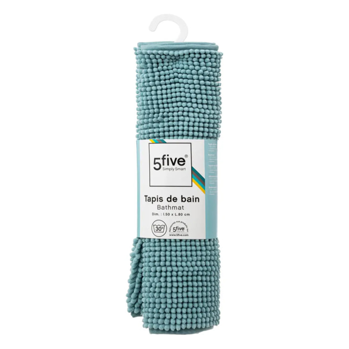 Tapis de bain 50x80cm "Colorama" bleu artic