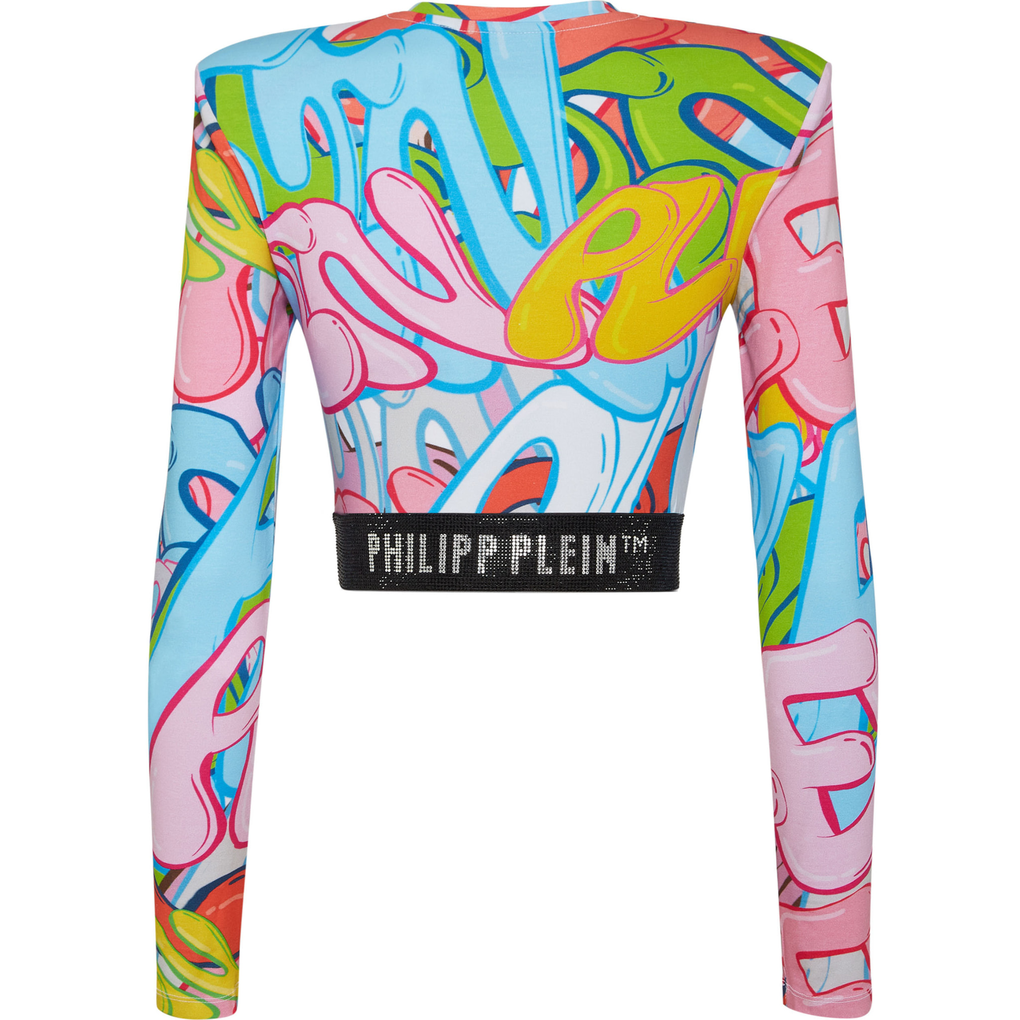 PHILIPP PLEIN T-Shirt Round Neck BOMBING GRAFFITI