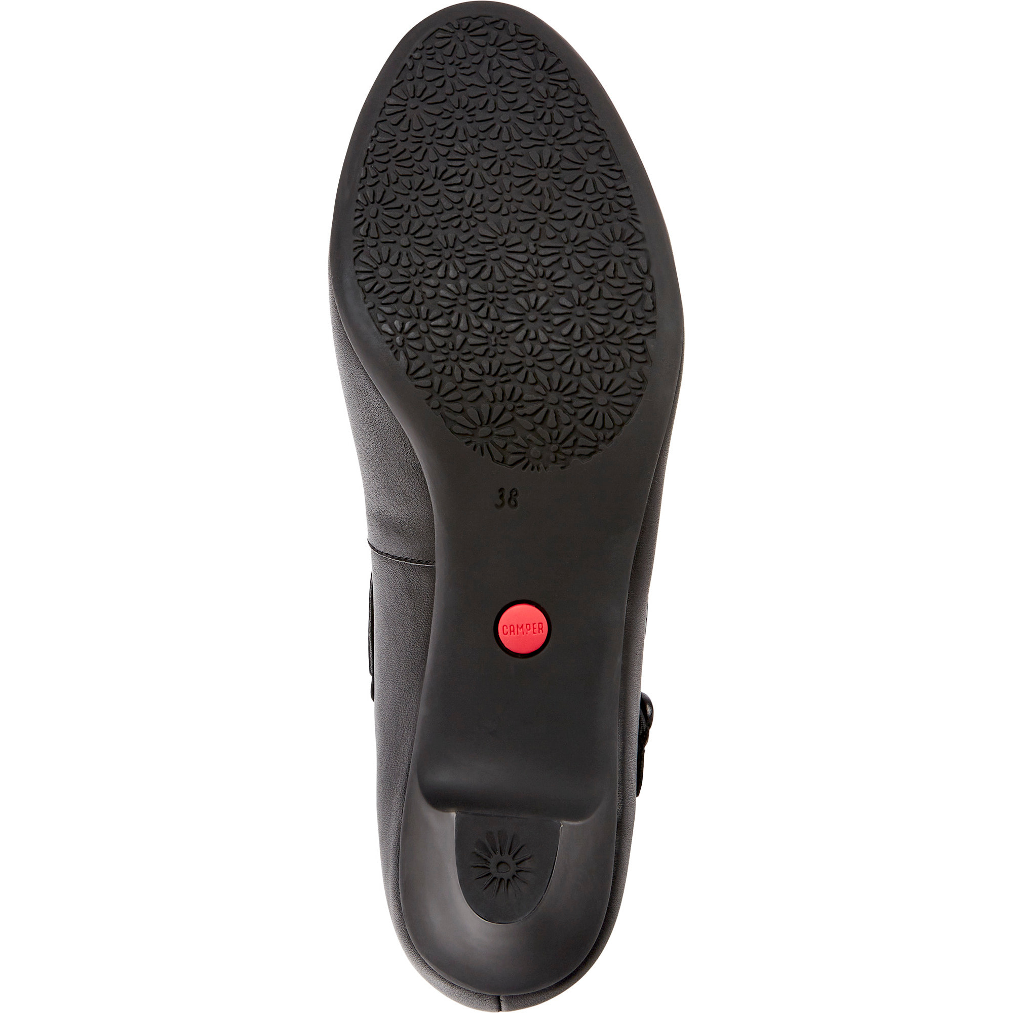 Tacchi - CAMPER Helena bajo - Nero - Pelle liscia