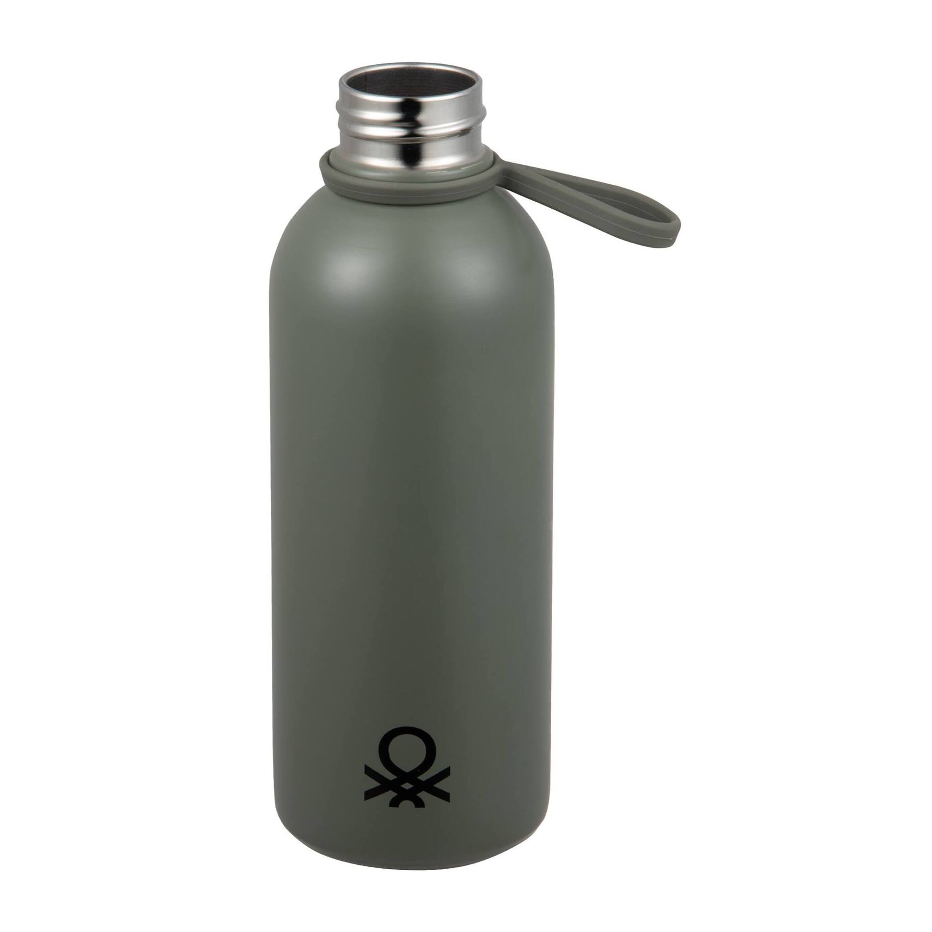 Set de 2 botellas de 500ml gris en acero inoxidable united in green