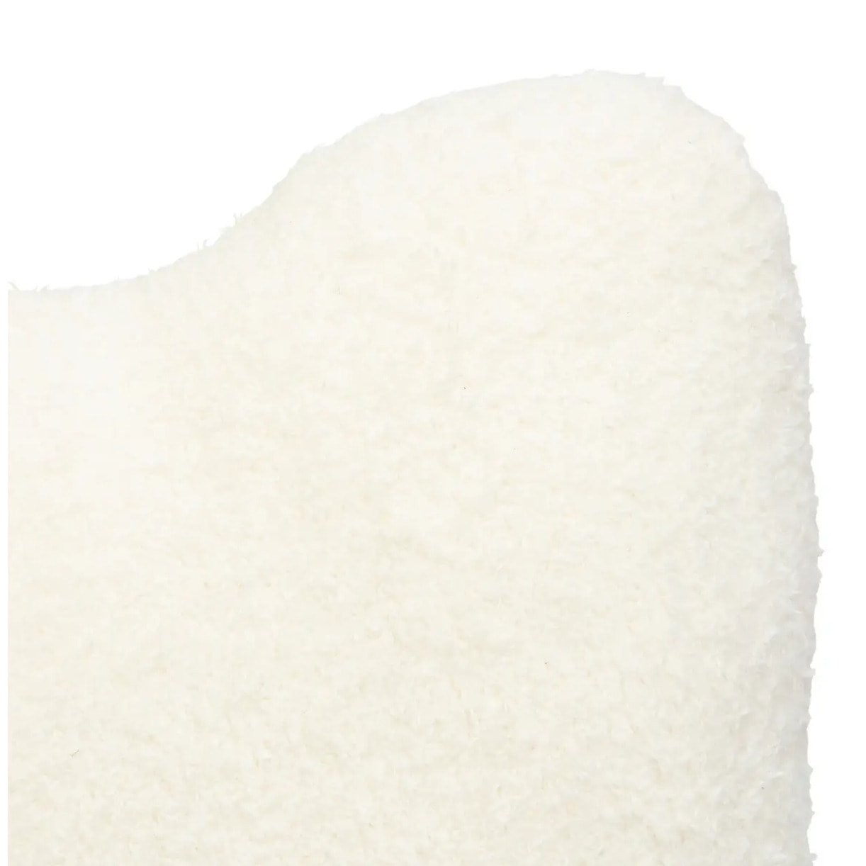 Coussin forme Wavy bliss blanc 48x35cm