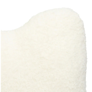 Coussin forme Wavy bliss blanc 48x35cm