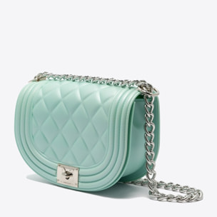 Borsa a mano da donna - Modello False - 100% PVC - 20.5 x 15.5 x 7.0 cm