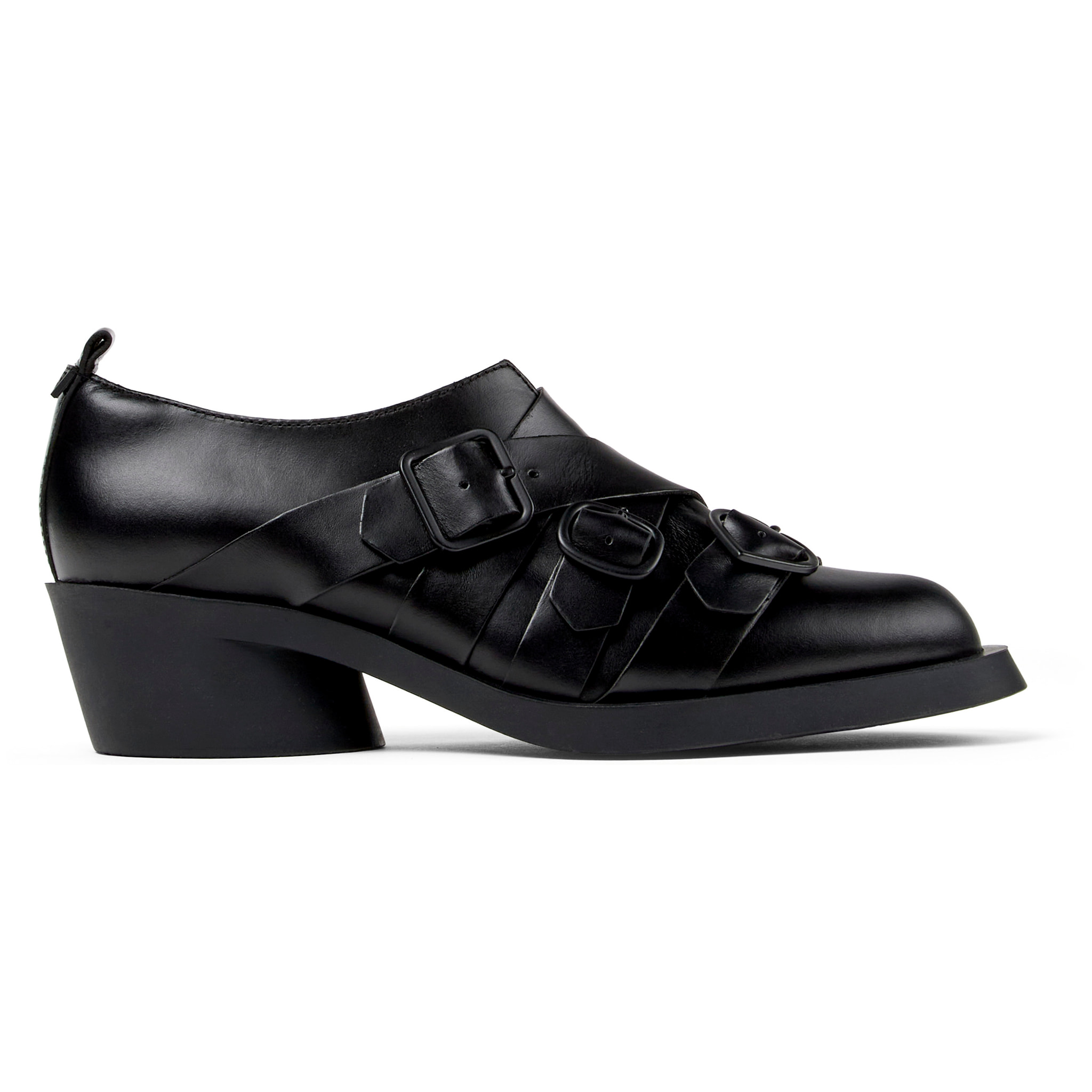Zapatos de cordones - CAMPER Bonnie Twins - Negro - Cuero liso