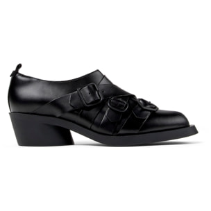 Zapatos de cordones - CAMPER Bonnie Twins - Negro - Cuero liso