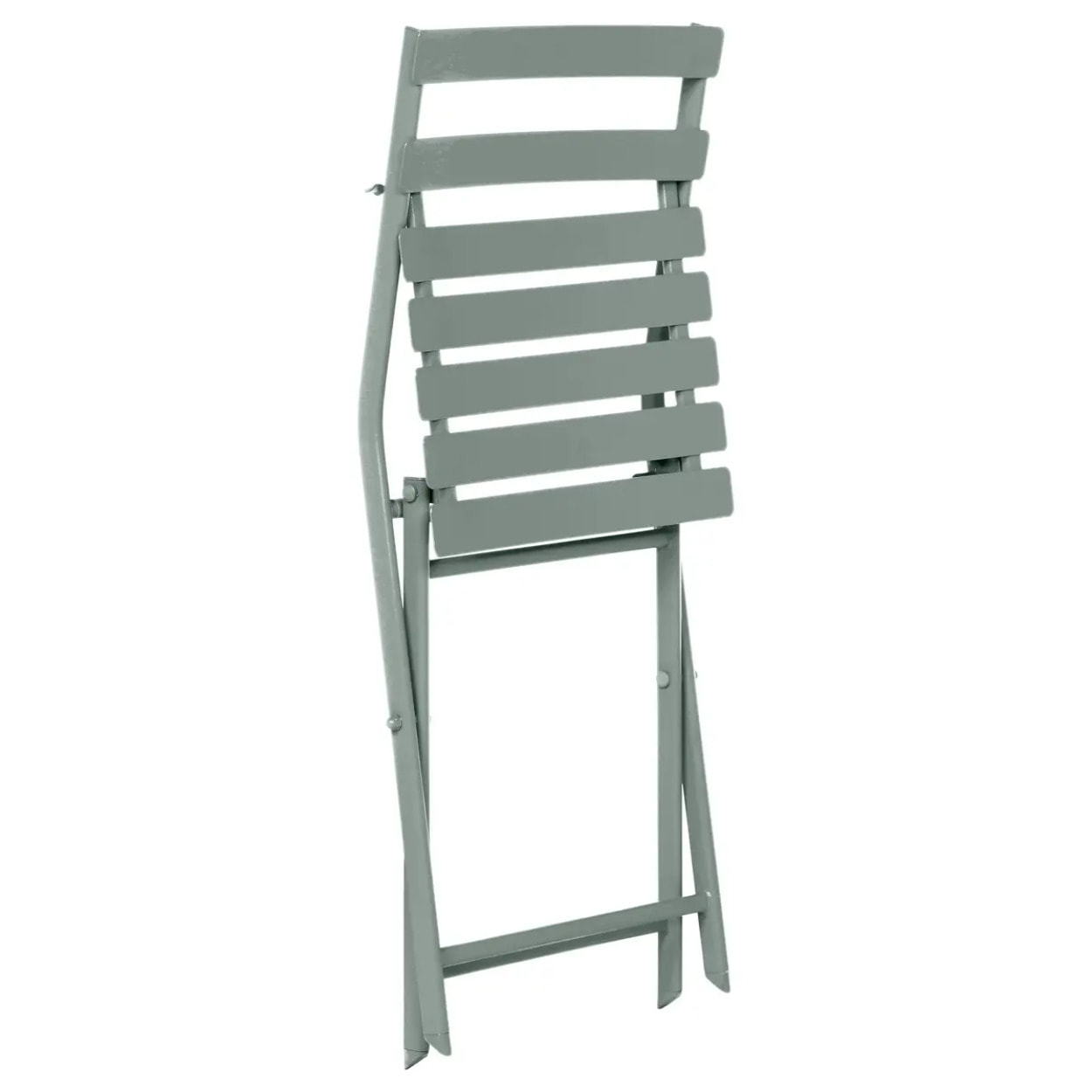 Chaise de jardin pliante "Greensboro" vert olive en acier traité époxy