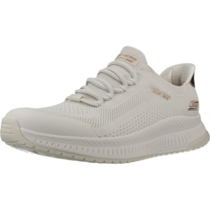 Sneakers De  Mujer Slip-ins Bobs Squad 4 Dire Step Blanco