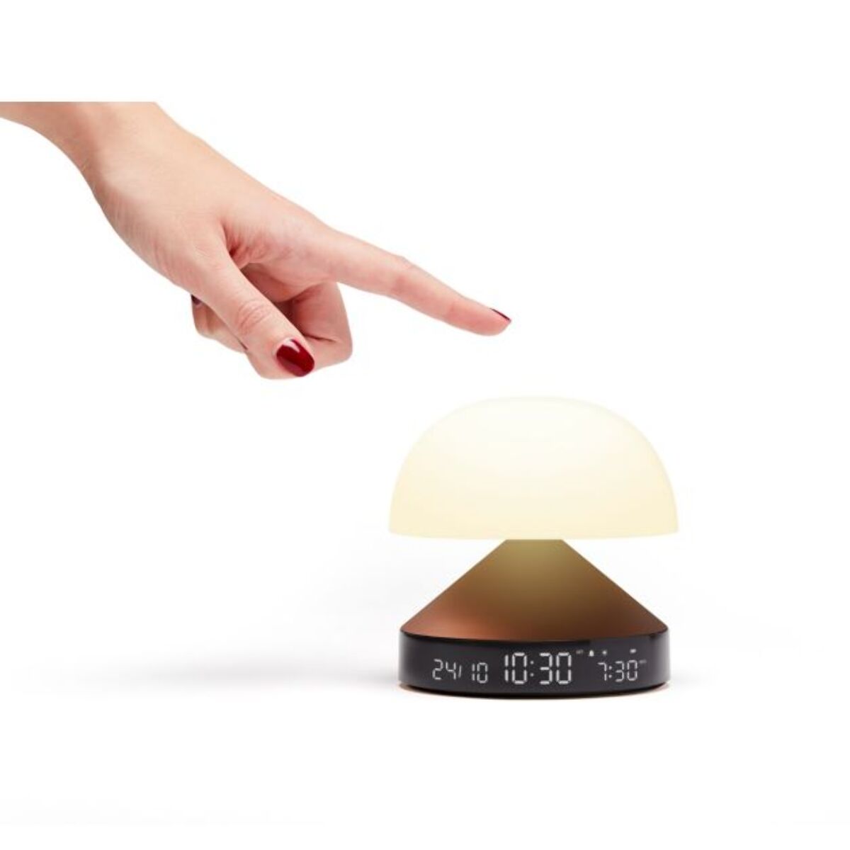 Réveil LEXON Mina Sunrise Simulateur d'aube Bronze