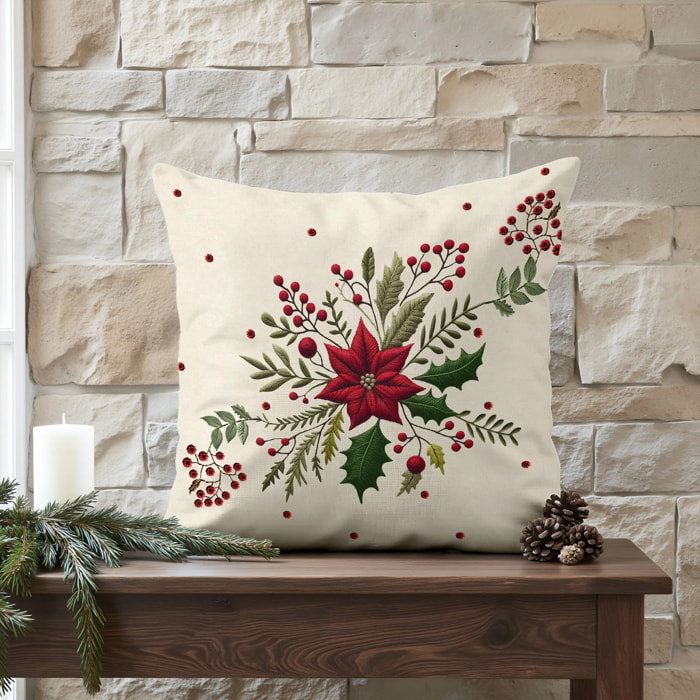 Housse de coussin 100% algodón Embroidery A 50x50 cm