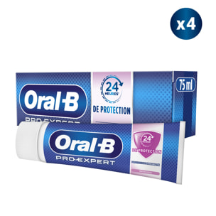 4 Dentifrices Oral-B Pro Expert Dents Sensibles - 75ML