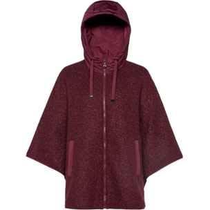 Chaqueta Mujer de la marca GEOX  modelo W SWEATER CURLY CAPE BURDEOS