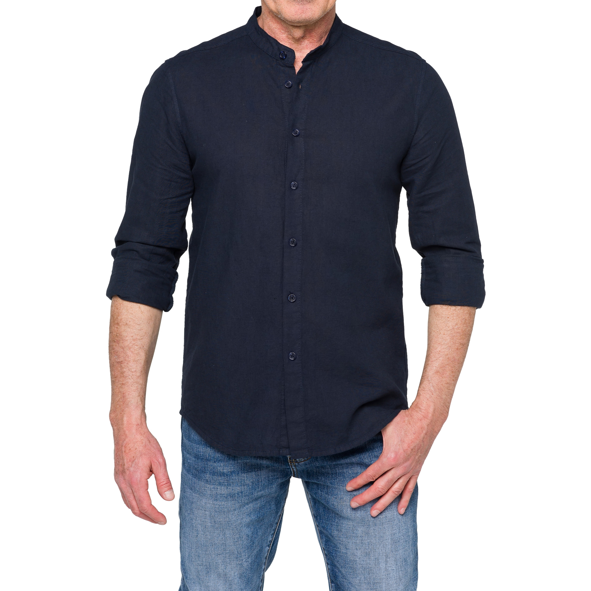 Camicia Hot Buttered Tongareva Blu navy.