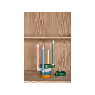 Set de 4 bougies ordinaires Aia H30 cm