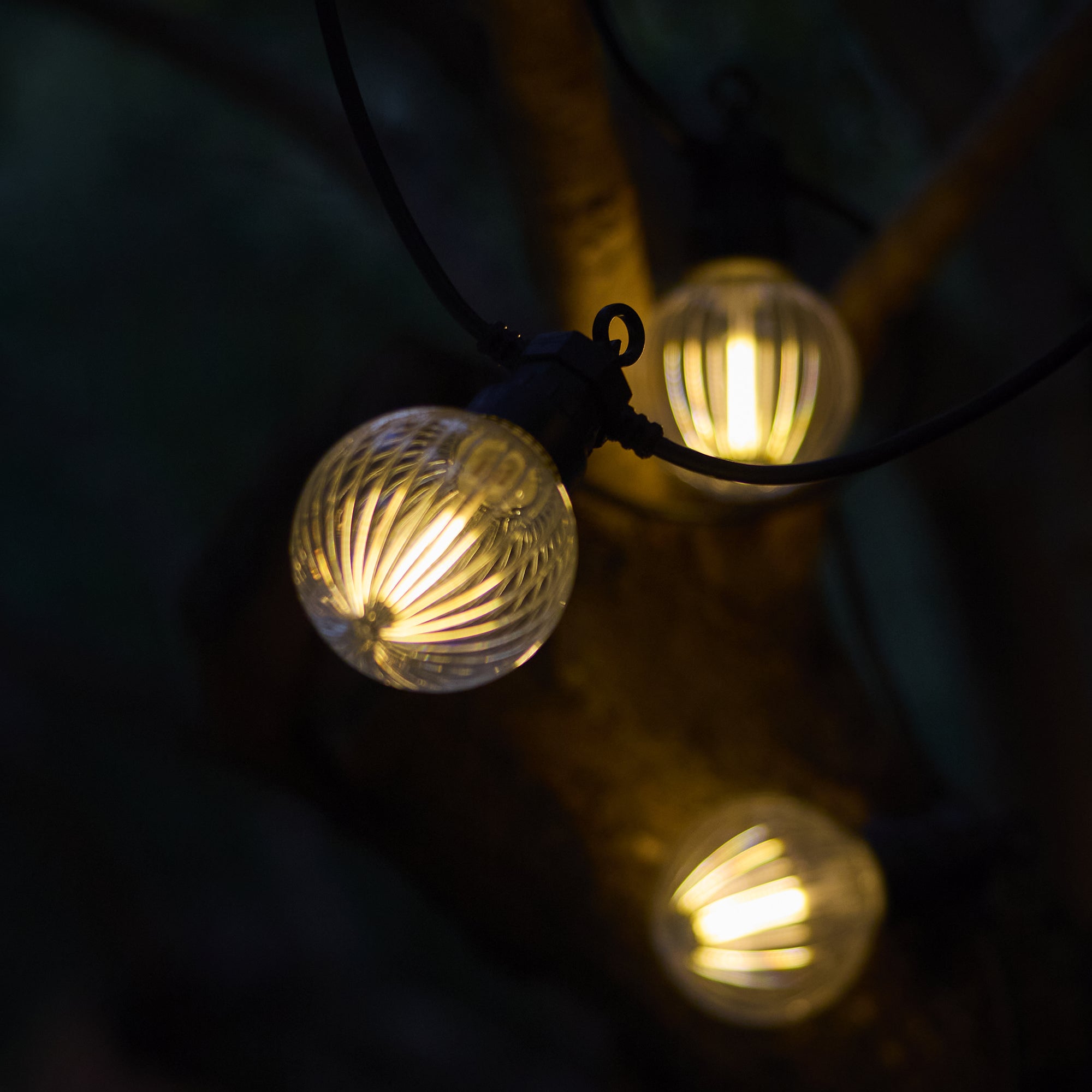 Guirlande solaire BAMBY 10 LED striés 8M