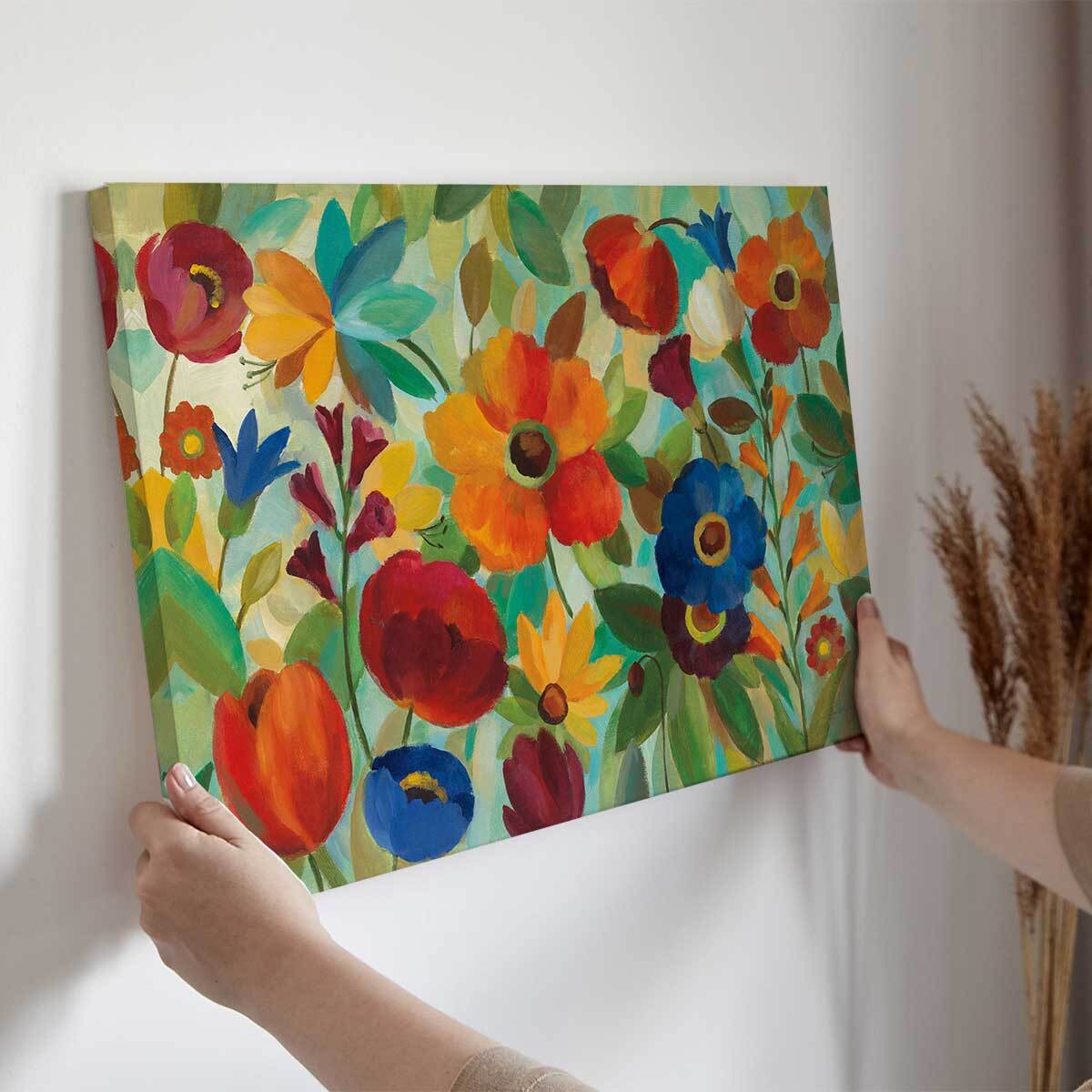 Tableau de fleurs Été Floral Toile imprimée