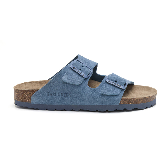 SANDALIA BABUNKERS AZUL