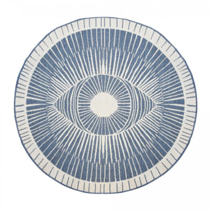 Tapis rond reversible pour l'extérieur et l'intérieur de votre maison
