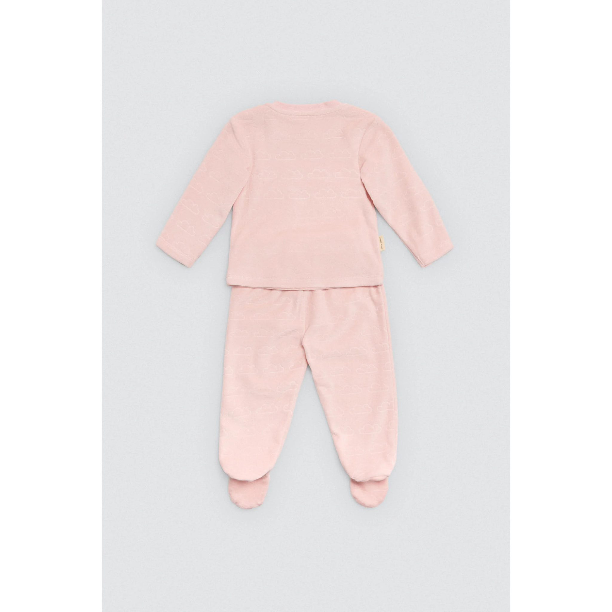 Completo neonato a maniche lunghe rosa Rainbowland