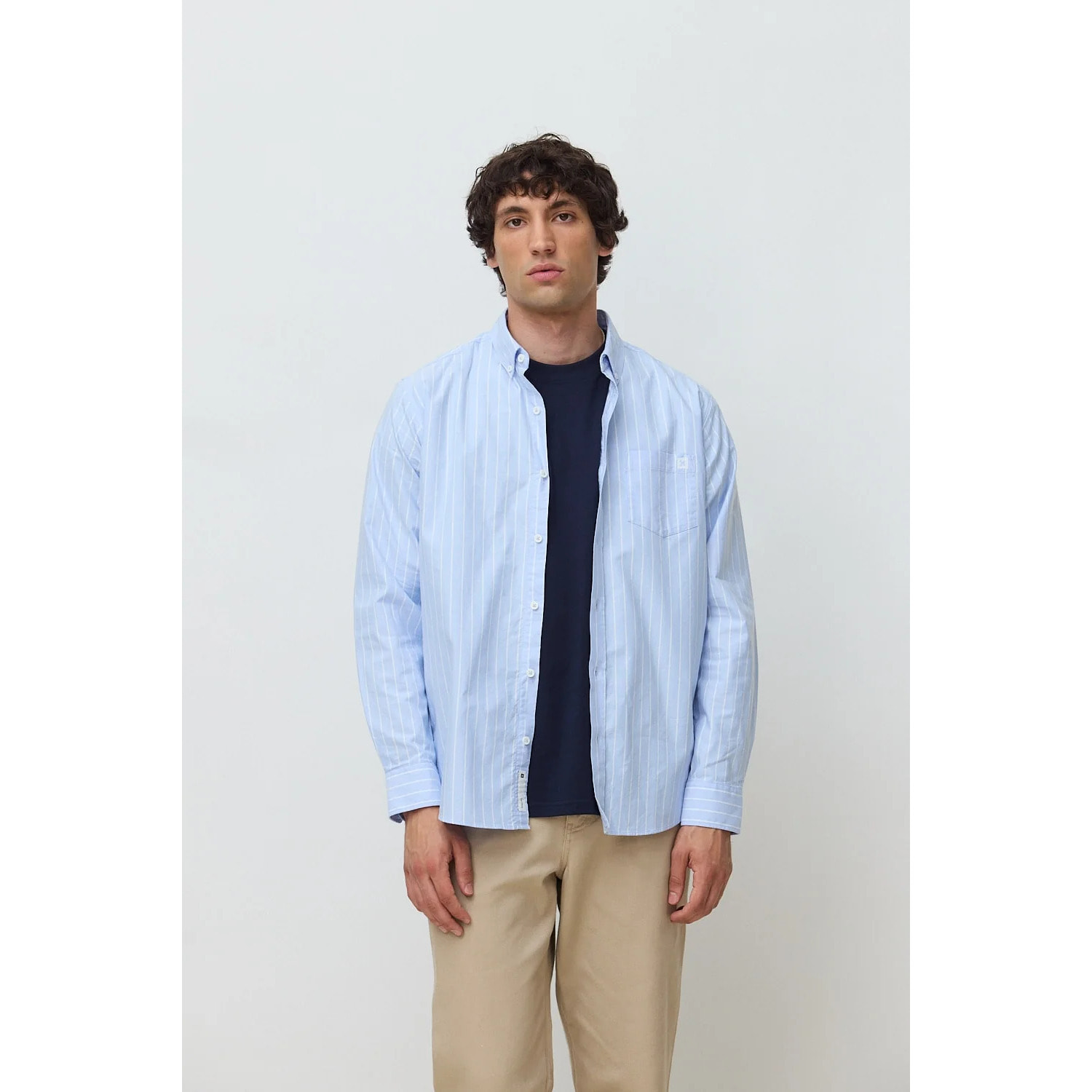 CAMISA STRIPES LIGHT BLUE