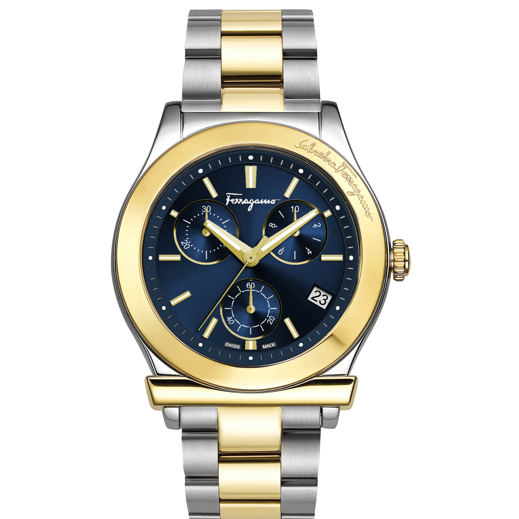 Ferragamo Orologio Cronografo Al Quarzo 1898 Chrono