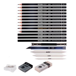 SET DI DISEGNO PROFESSIONALE belle arti