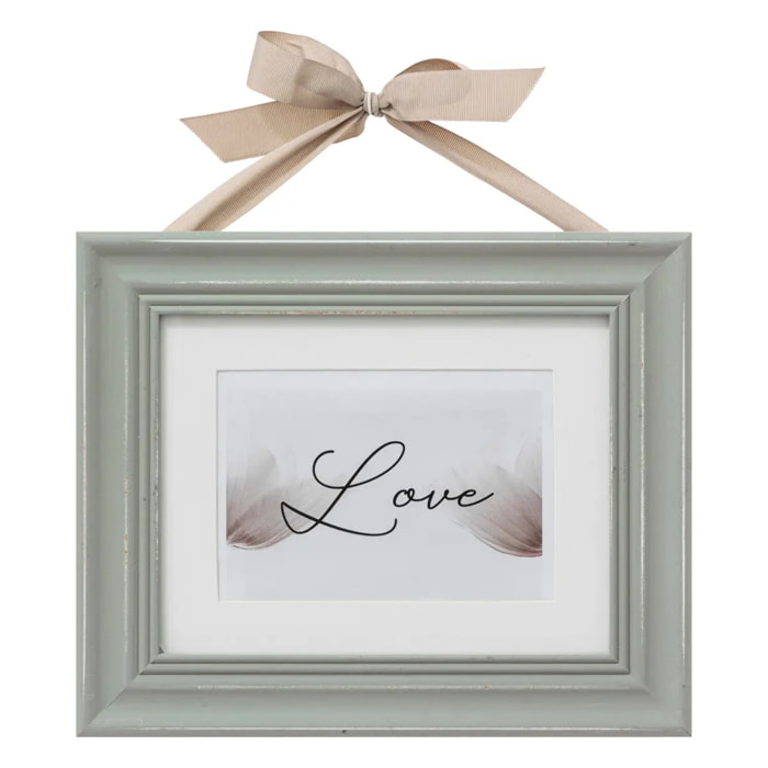 Cadre photo "Ruban" bois 17x12cm