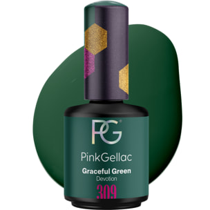 Vernis semi-permanent - 309 Graceful Green - 15 ml