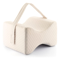 Cuscino ergonomico per ginocchia e gambe - bianco - 21x15,4x25,2 cm
