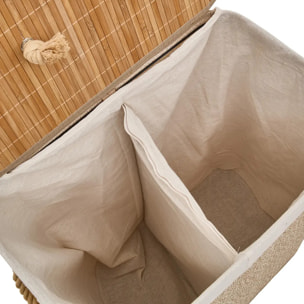 Panier à linge Stemy 100L marron